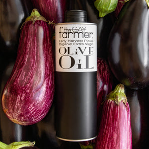 The Gay Farmer Early Harvest October 2023 Organic Extra Virgin Olive Oil 500ml / Free GB mainland delivery with 2 cans or more SOLD OUT NEXT DELIVERY EXPECTED 3RD WEEK OF MAY PRE- ORDERS SENT OUT END OF MAY
